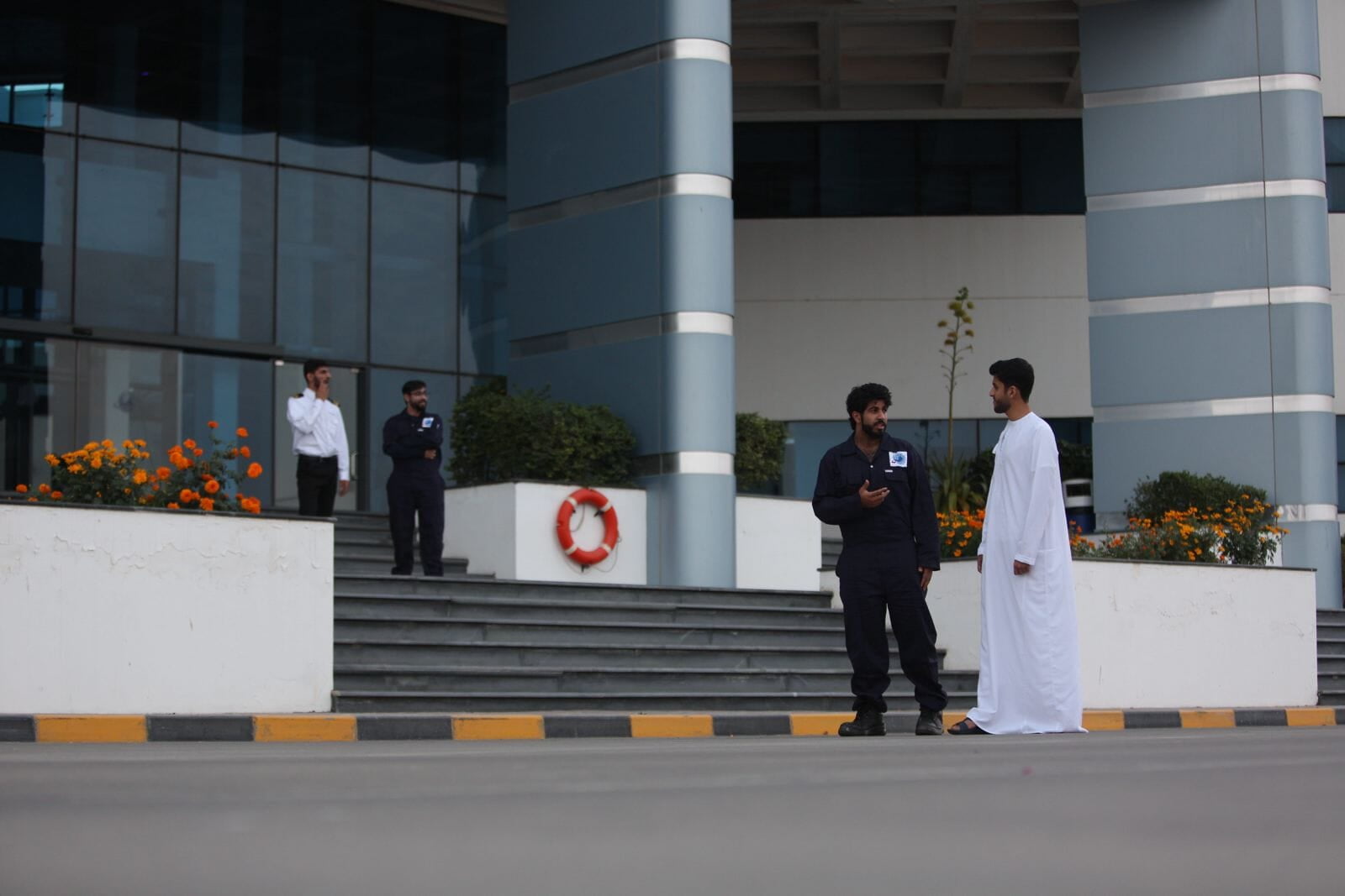 Cadets on campus