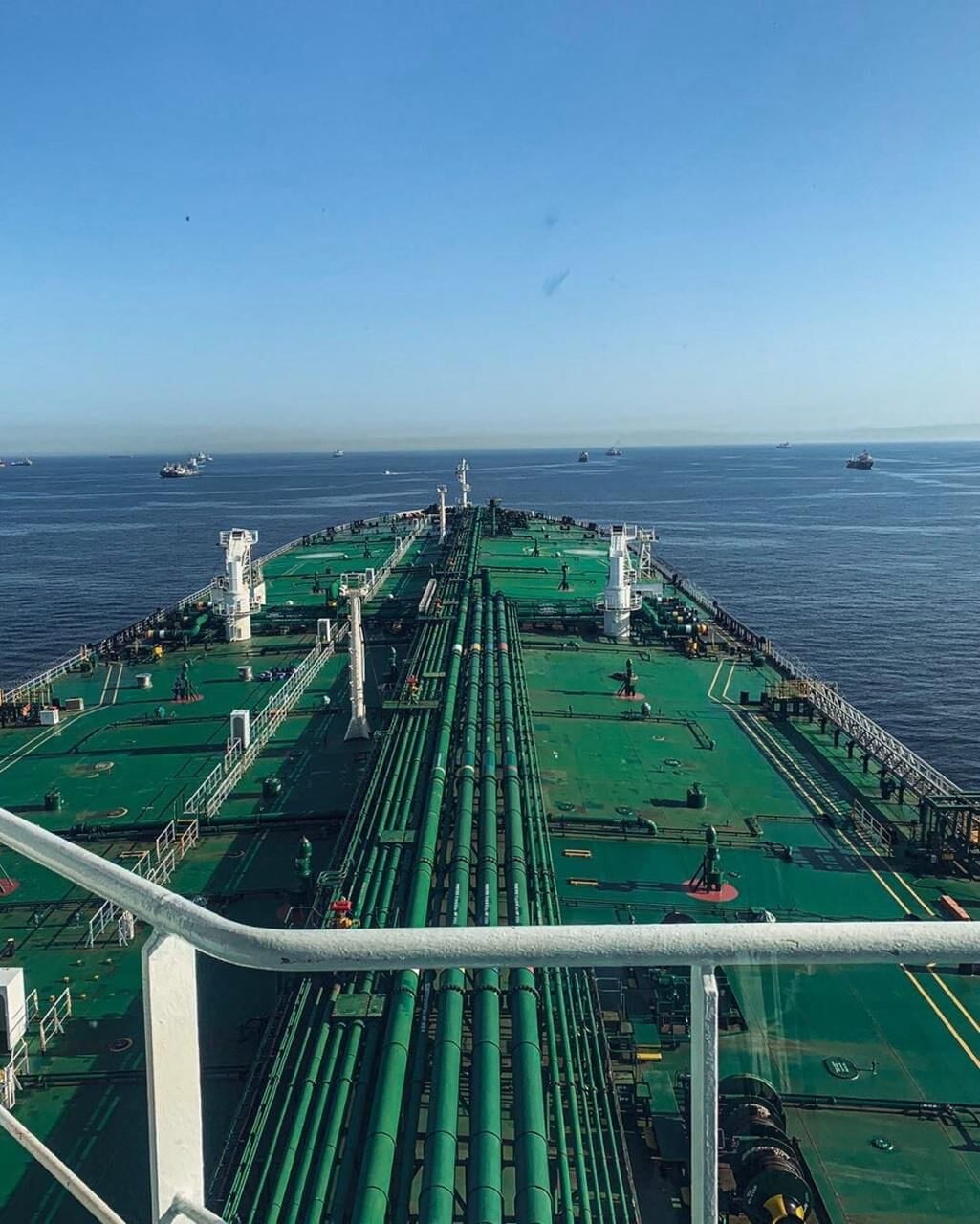 Sea training on board